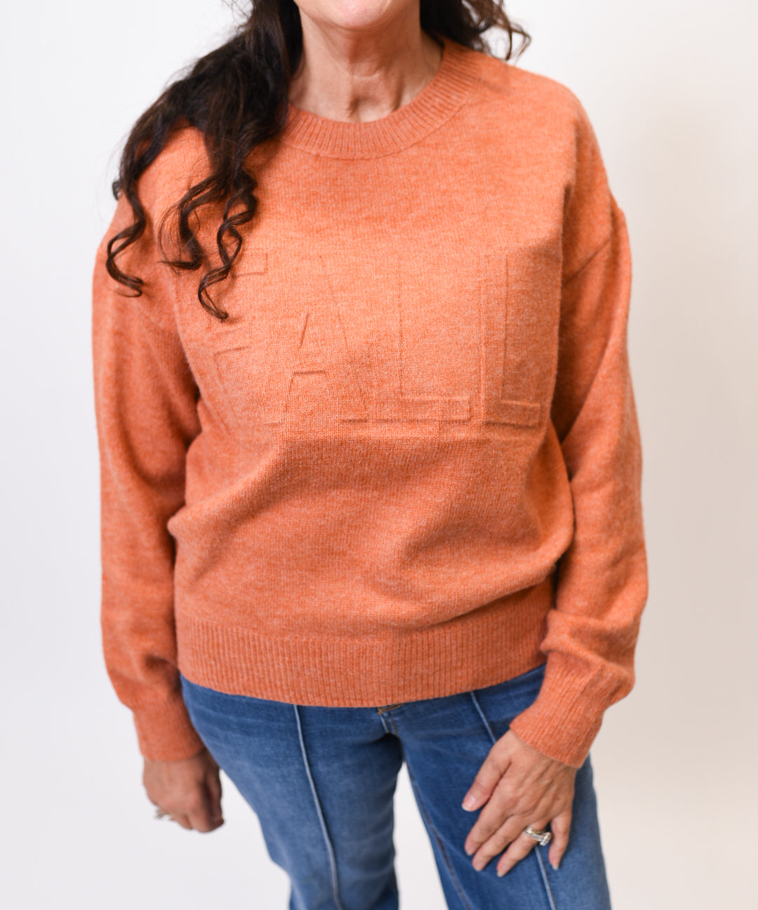 Fall Embossed Sweater