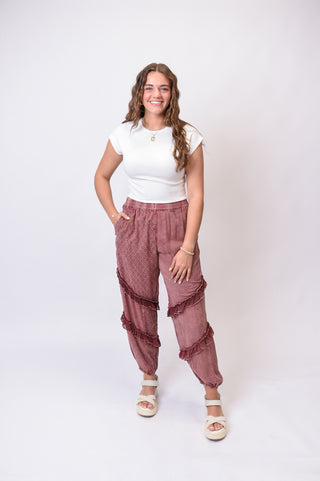 Trail Ride Ruffle Pants