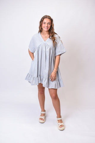 Getaway Striped Mini in Blue
