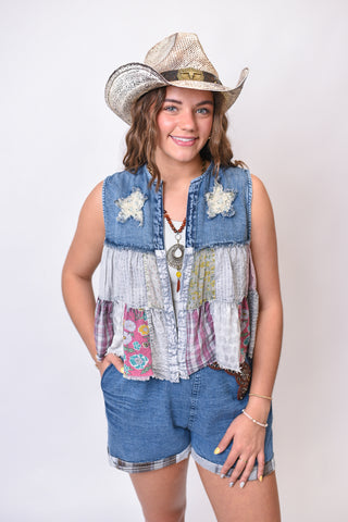 Free Roam Patchwork Vest