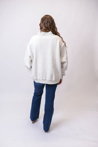 Jesus/God Is Good Sweatshirt in Coral