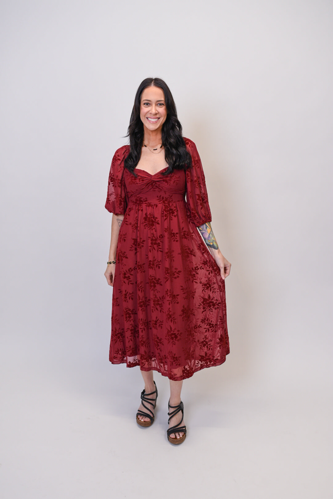 Velvet Dream Midi Dress