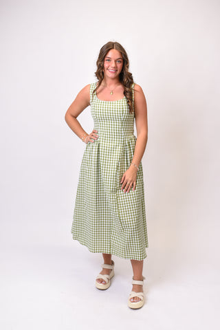 Meet Me At The Park Midi Dress