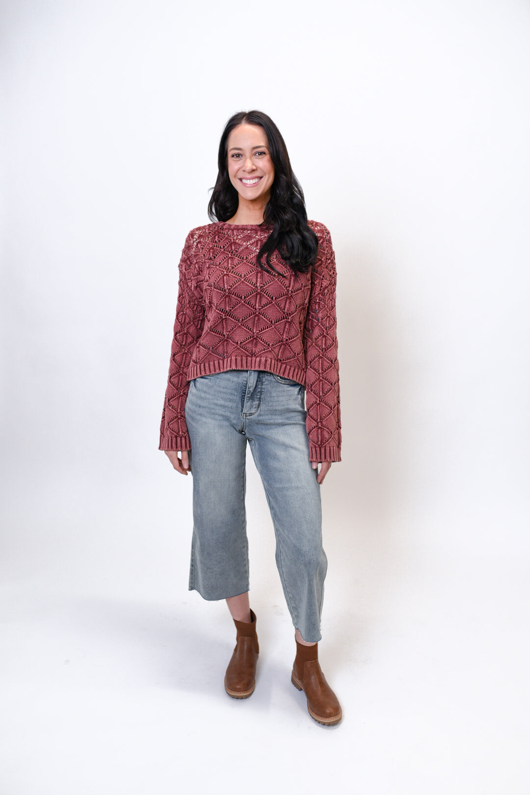 Raspberry Delight Sweater