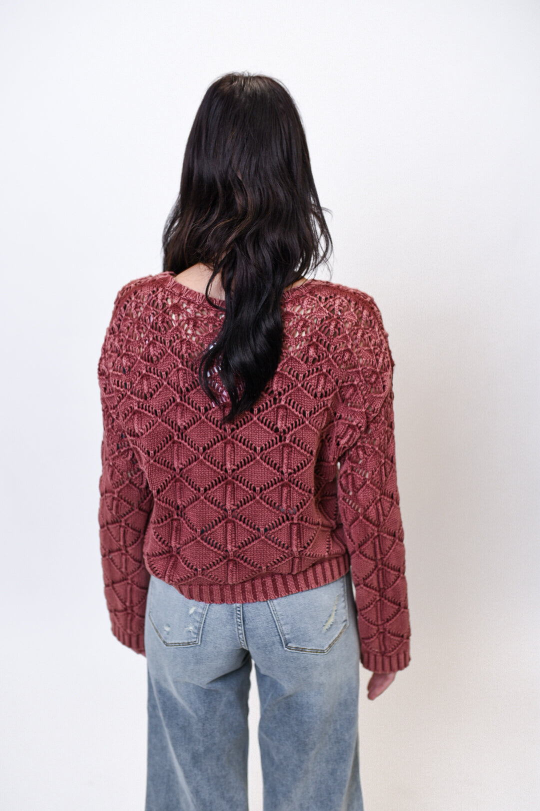 Raspberry Delight Sweater