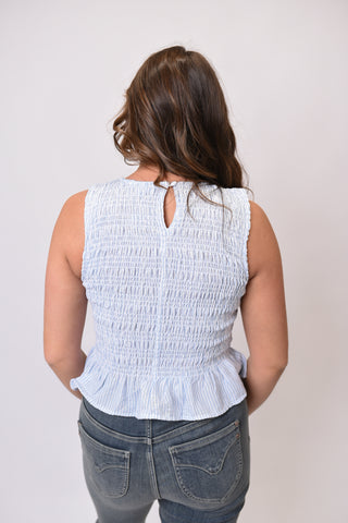 Somewhere Warm Sleeveless Blouse
