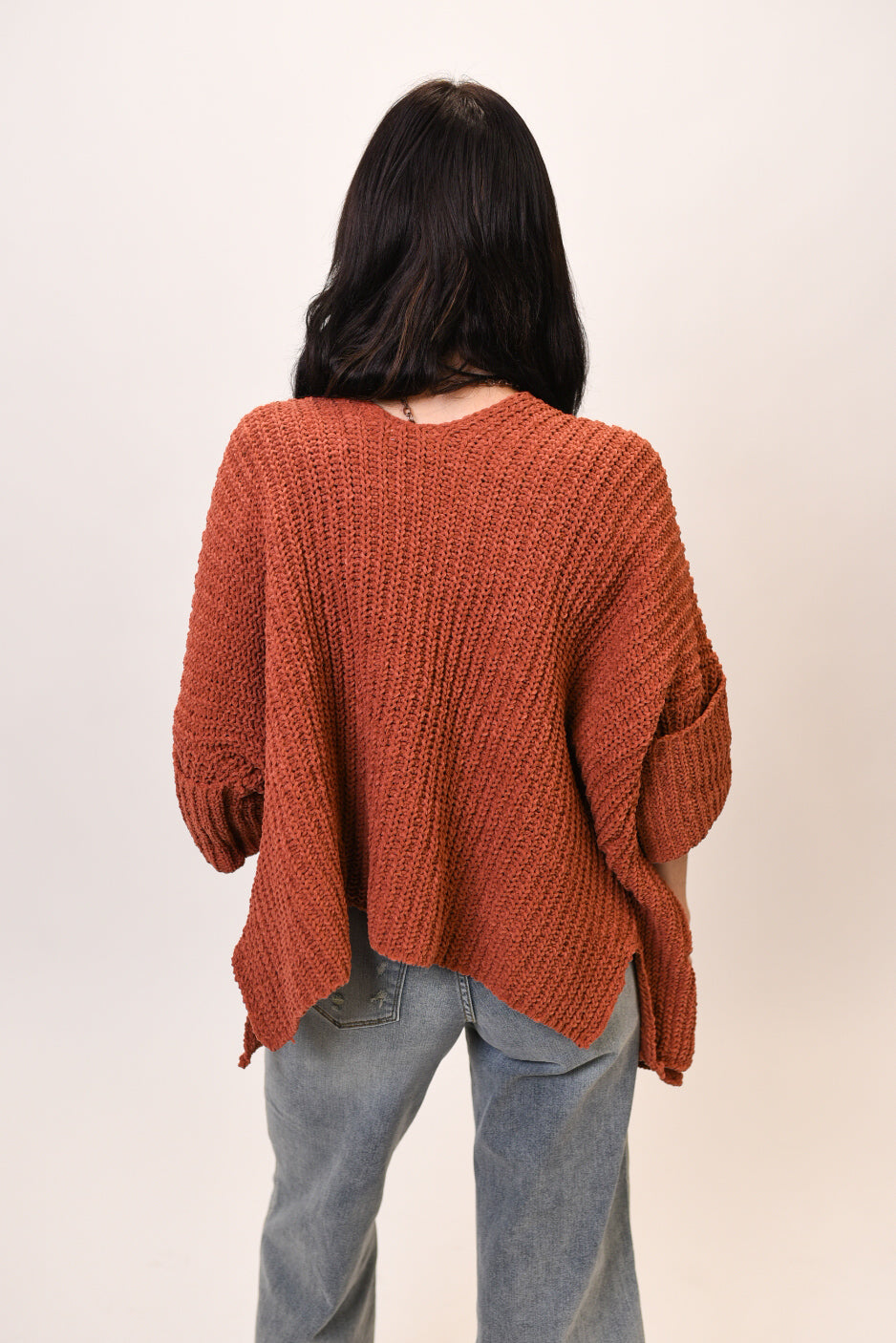 Let&#39;s Snuggle Cardigan in Brick