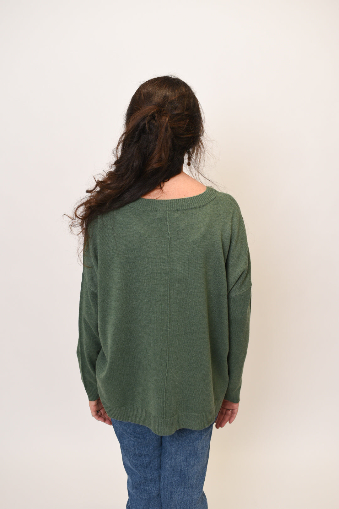 The Essential Layer Sweater in Dark Green