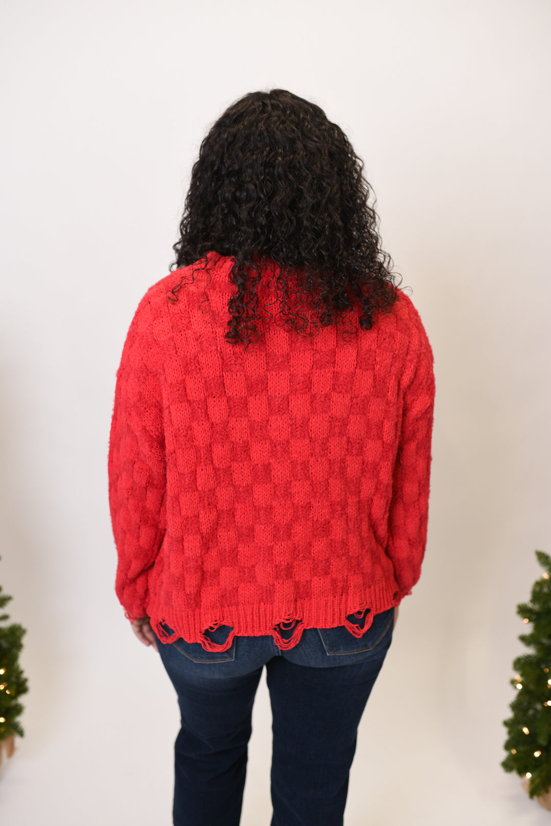 Everything Nice Knit Sweater in Red