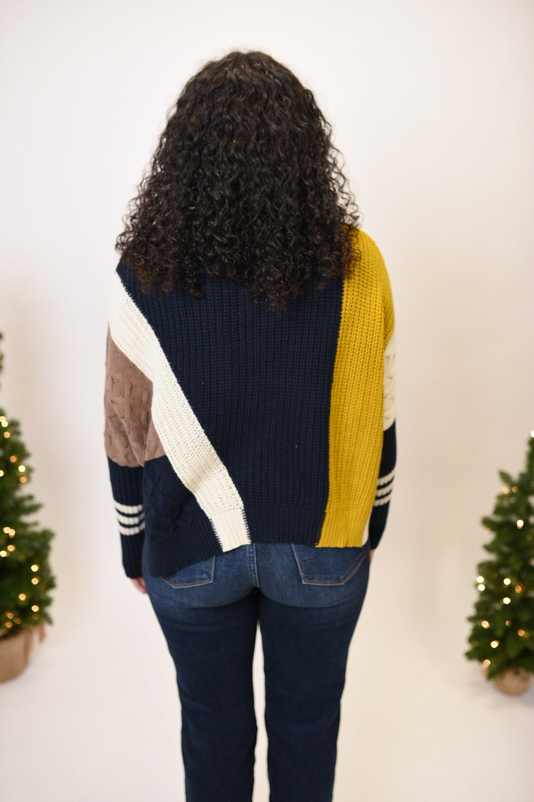 Cozy Collage Colorblock Sweater