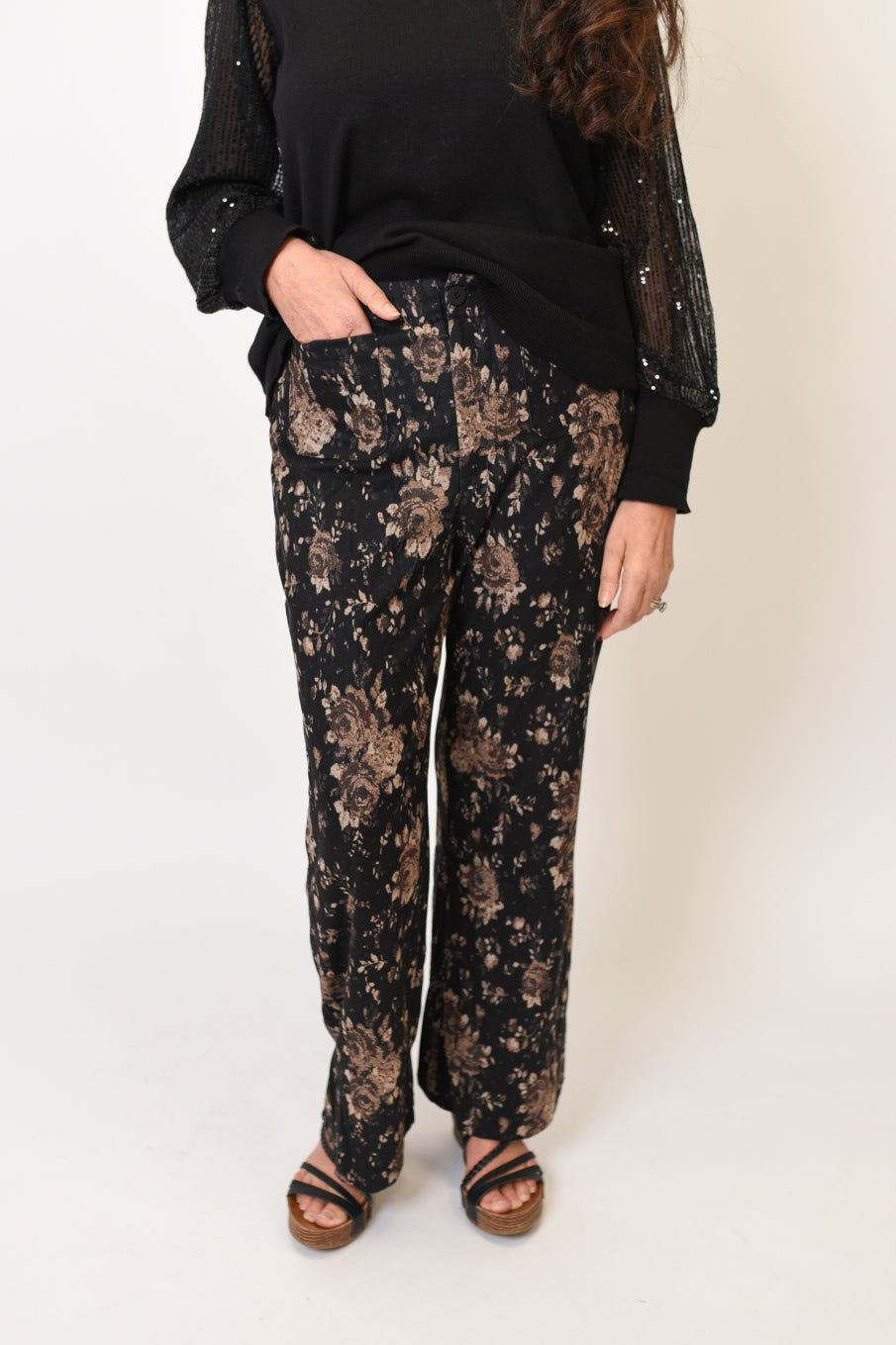 Rustic Garden Wide Leg Pants