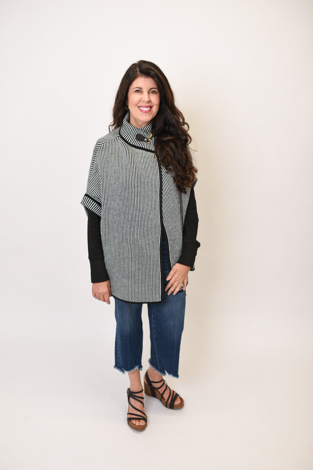 City Lights Mock Neck Cardigan