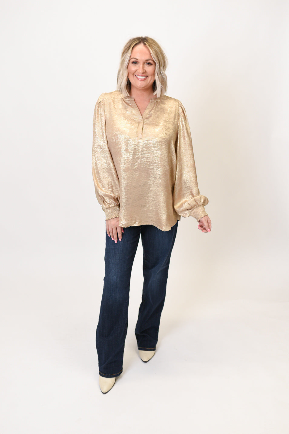 Champagne Toast Blouse