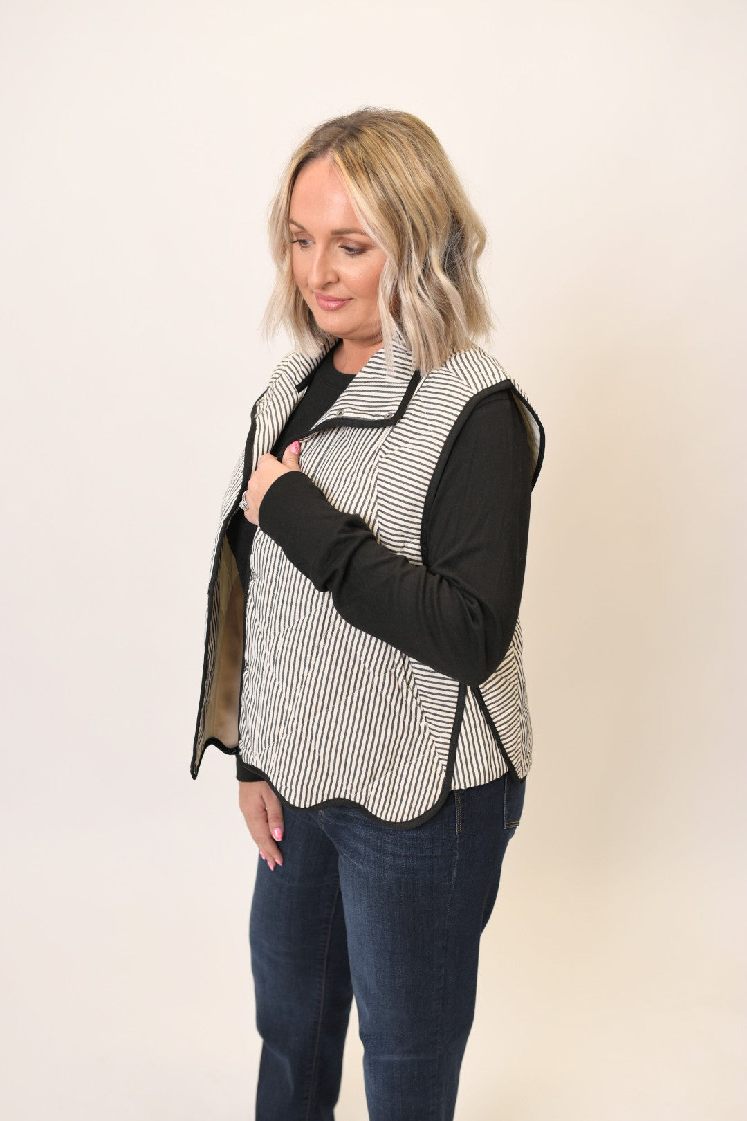 Winter Waves Quilted Vest