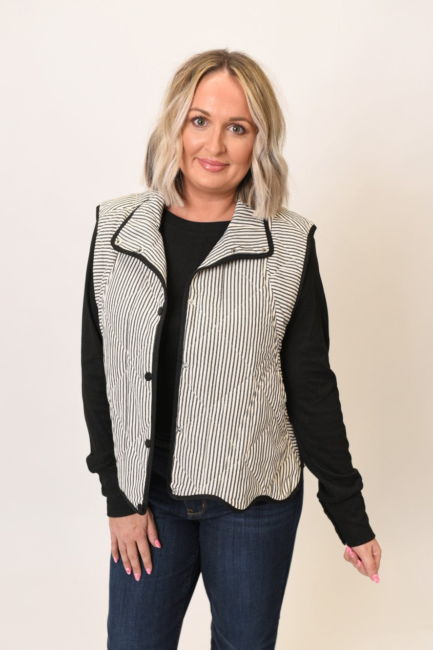 Winter Waves Quilted Vest