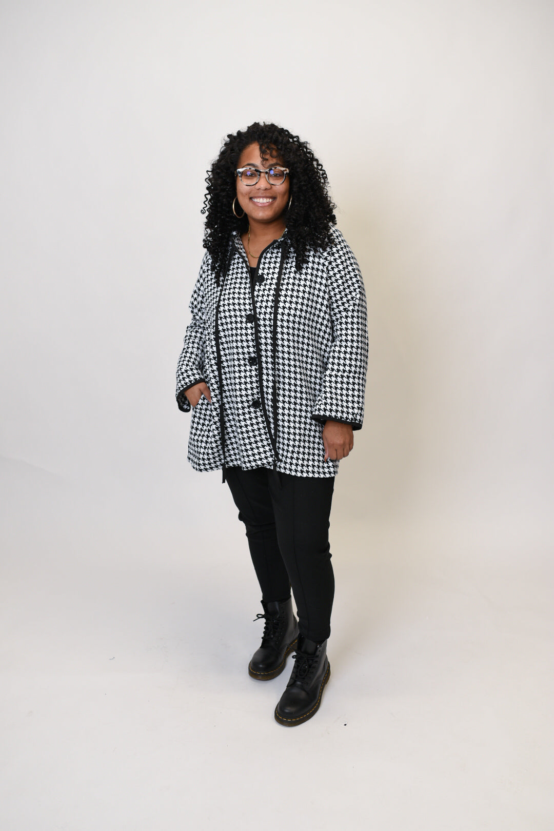 Blair Houndstooth Coat