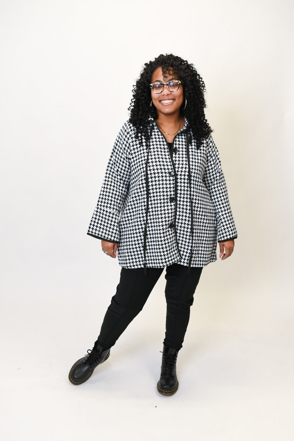 Blair Houndstooth Coat