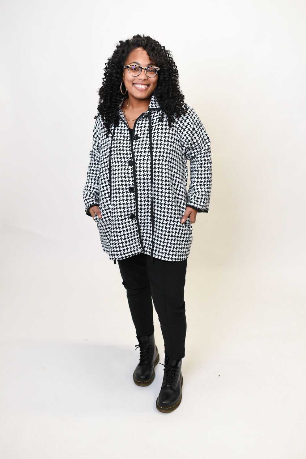 Blair Houndstooth Coat