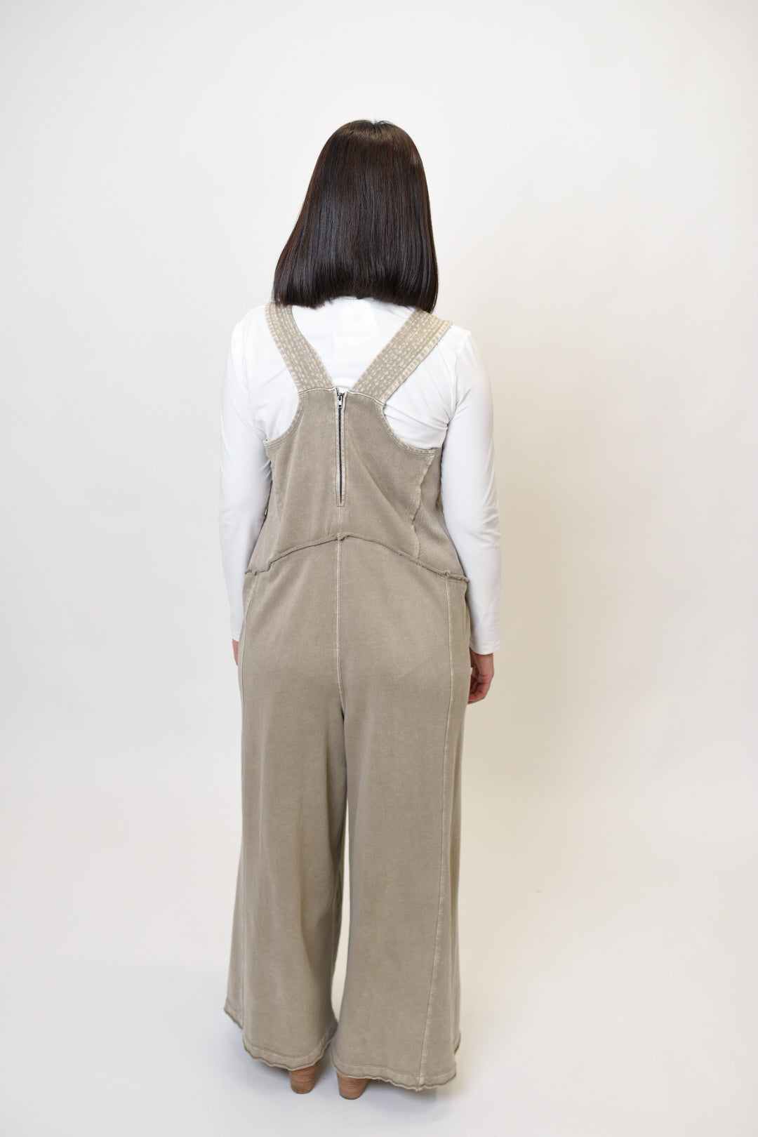 Fresh Start Jumpsuit in Mushroom