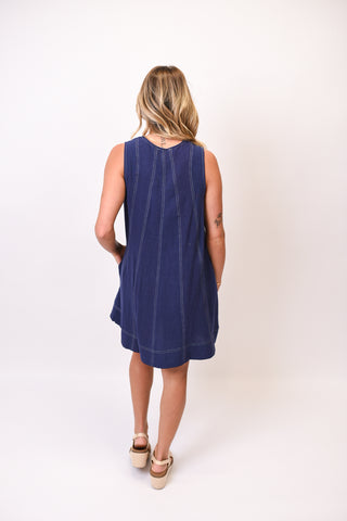 Dock Stitch Mini Dress