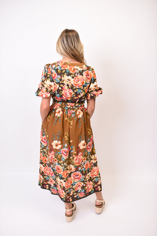 Rose Garden Midi Dress