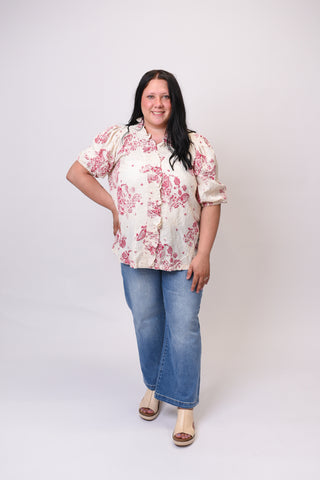 Berry Crush Paisley Blouse