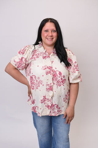 Berry Crush Paisley Blouse