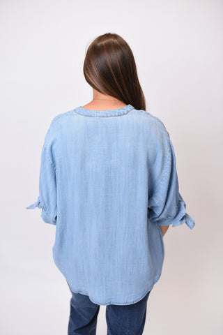 Pretty In Denim Blouse