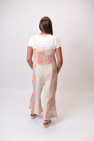Farmhouse Patchwork Jumpsuit