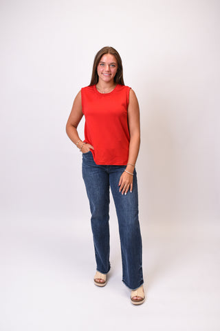 Sun Ready Tank in Red