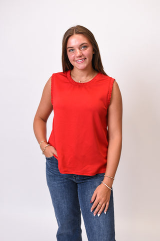 Sun Ready Tank in Red
