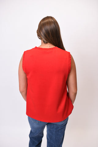 Sun Ready Tank in Red