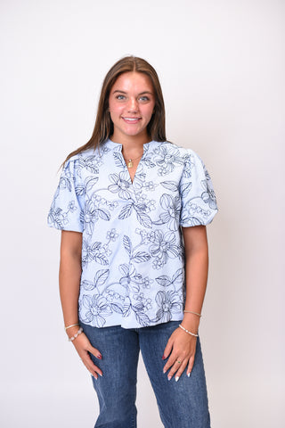 Garden Sketch Blouse