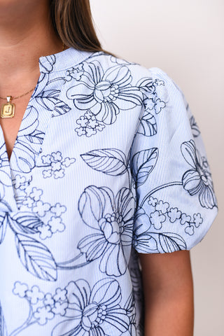 Garden Sketch Blouse