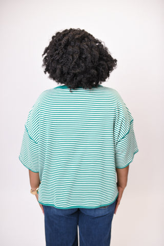 Free Day Striped Tee
