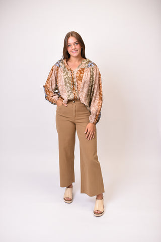 Ease Into It Pants in Pecan