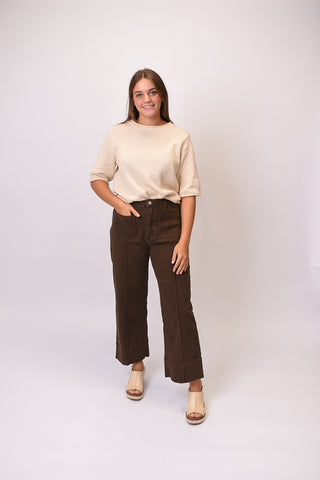 Saturday Stroll Pants in Brown