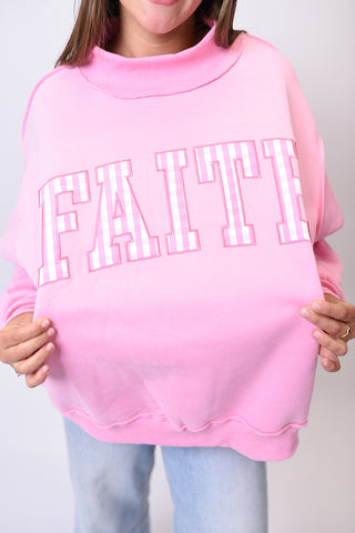 Faith Embroidered Pullover