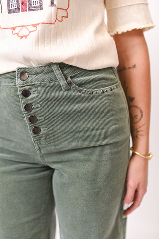 Juniper Studded Corduroy Pants