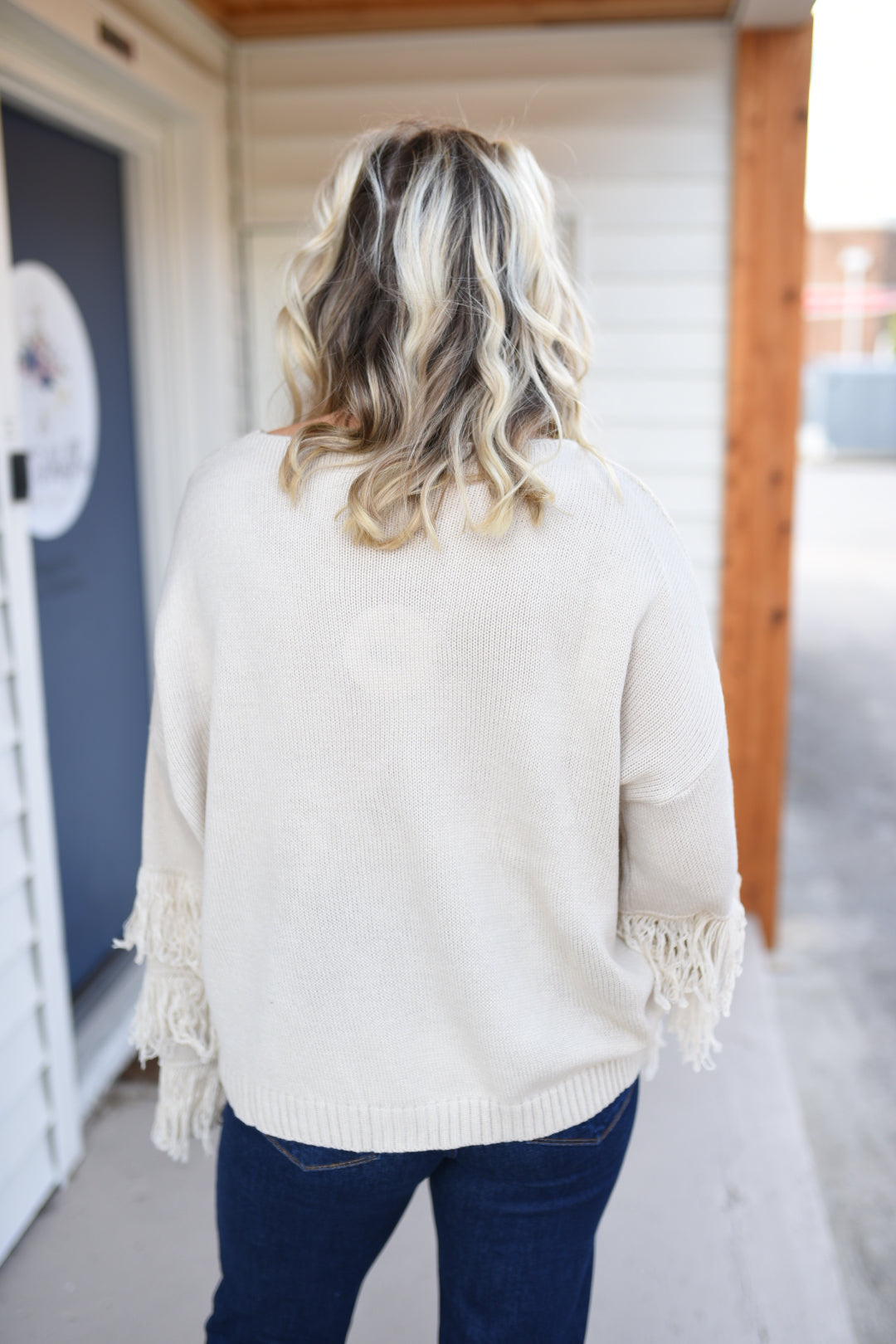 Love My Fringe Cable Knit Sweater - Shop Rust & Ruffles