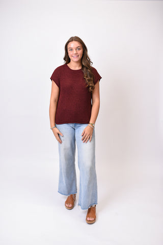 Currently Cozy Short Sleeve Sweater