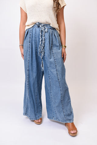 Effortless Edge Denim Pants