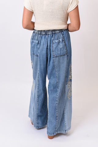 Effortless Edge Denim Pants