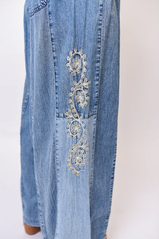 Effortless Edge Denim Pants