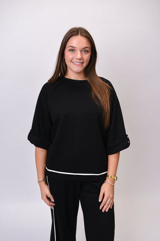 Everyday Motion Top in Black