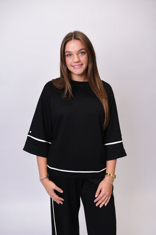 Everyday Motion Top in Black