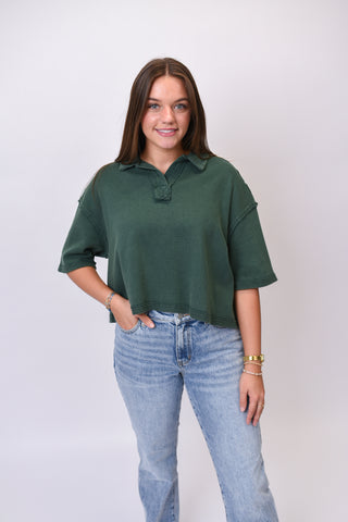 Cold Chill Pullover in Green