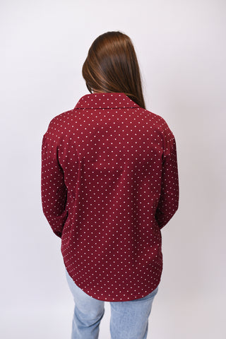 Polka Night Blouse