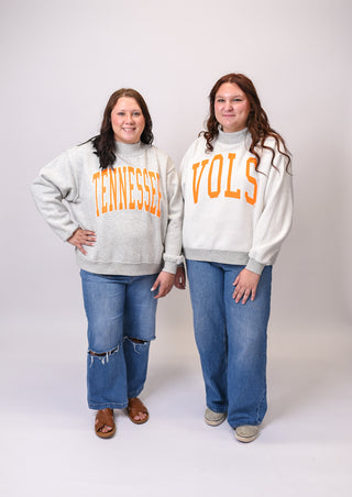 Tennessee Vols Reversible Mock Neck Sweatshirt