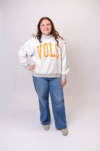 Tennessee Vols Reversible Mock Neck Sweatshirt